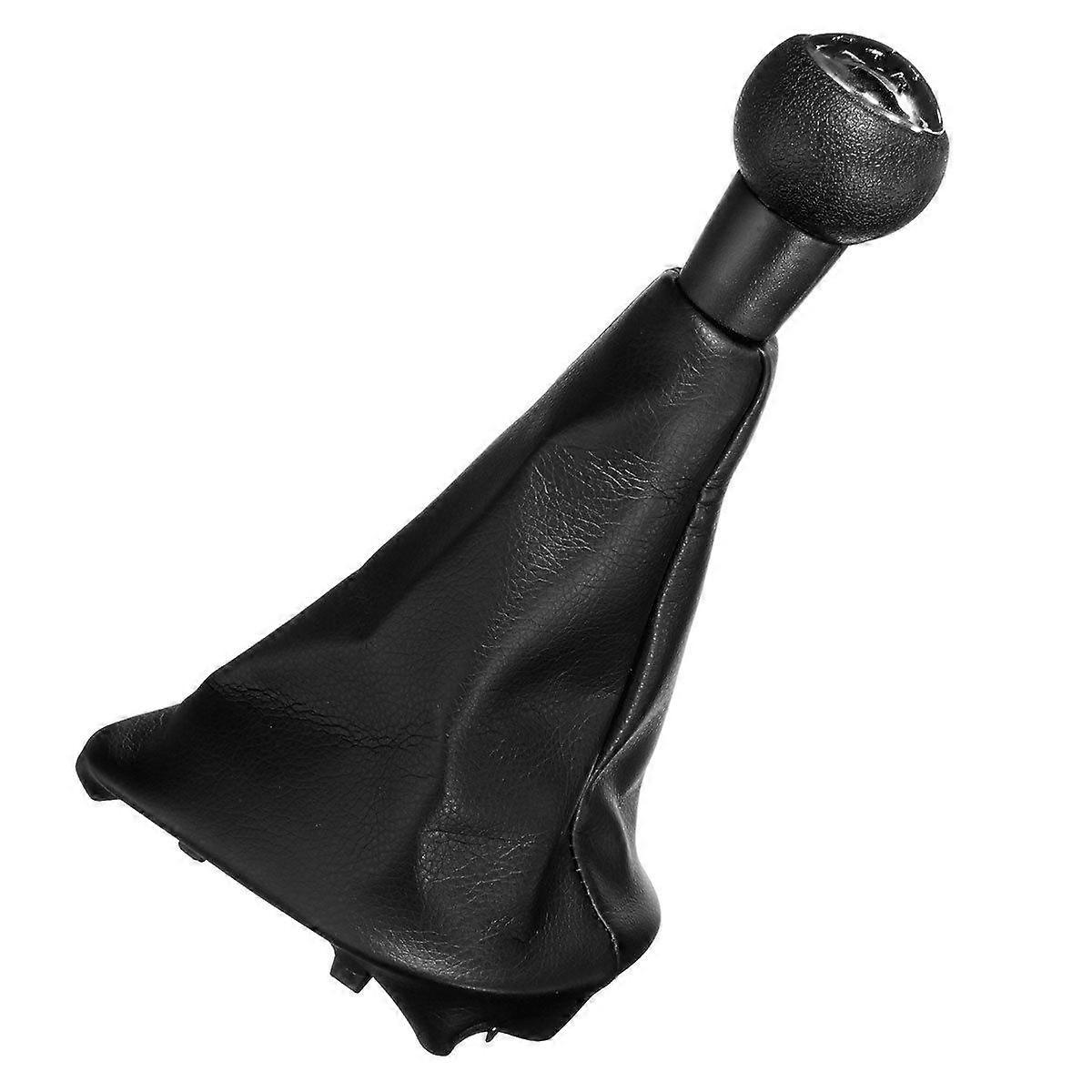 5 Speed Gear Shift Stick Leather Gaitor Gaiter Knob For 207 307 CC