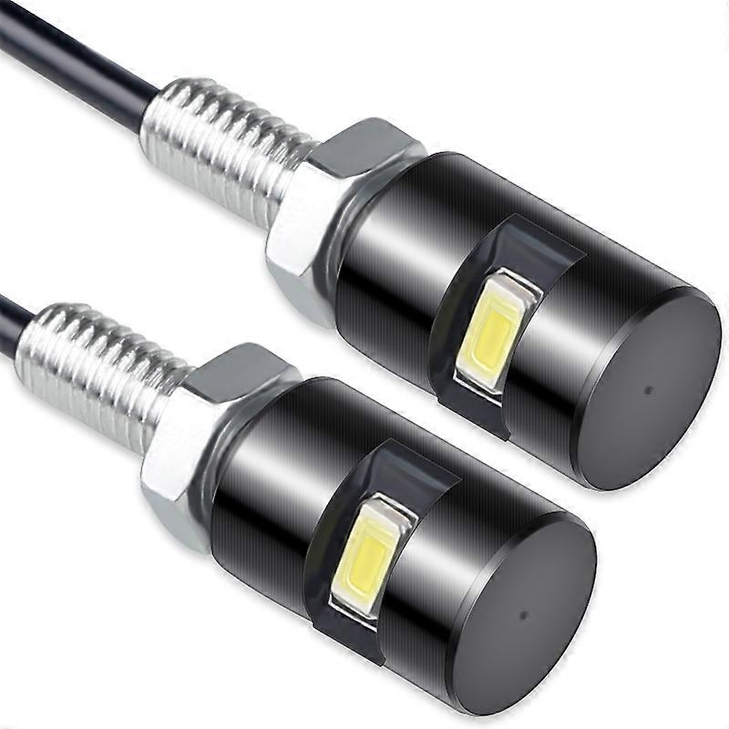 2 pcs modified motorcycle license plate screw light electric car motorcycle universal DC 12V LED decorative light eagle eye lampMotor Vehicle Lighting