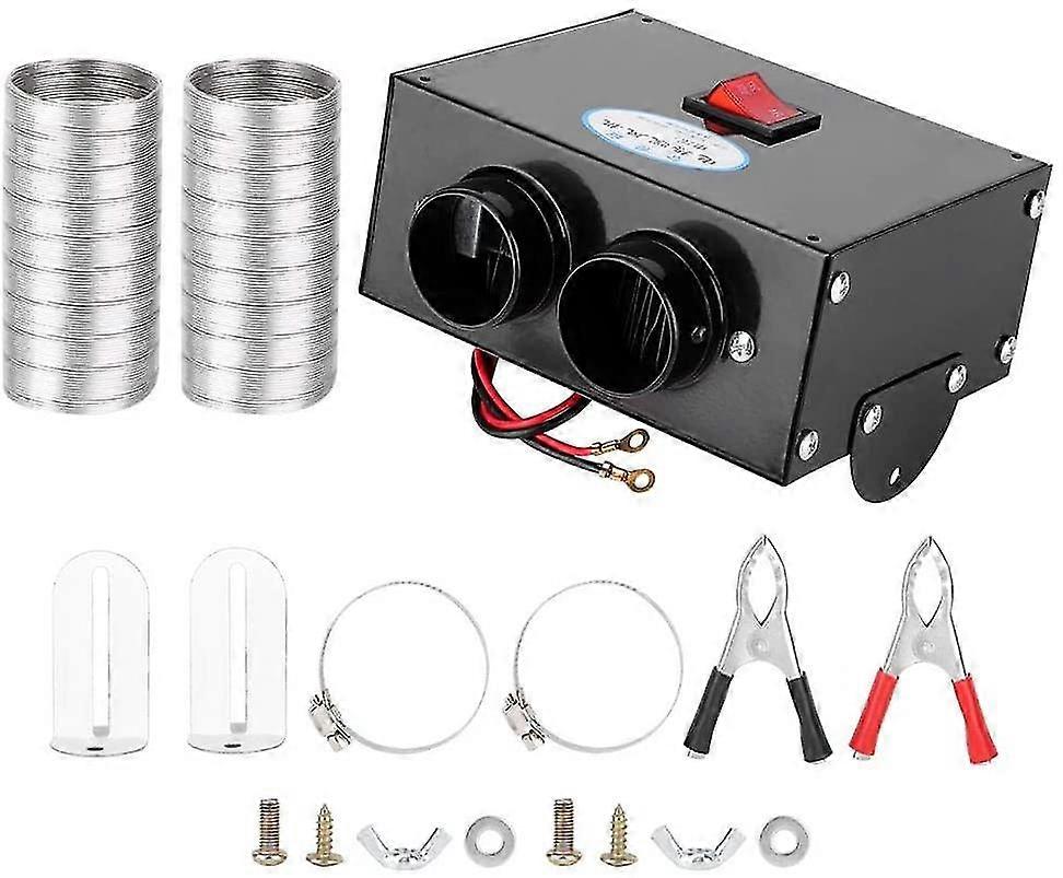 Car Heater,500w Full Automatic Low Noise Low Consumption  Purifies Defrost Defogger
