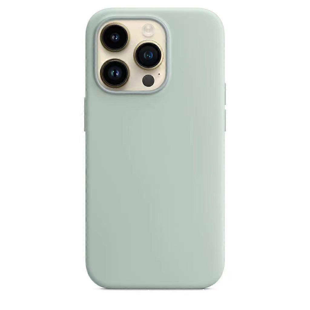 iPhone 14 Pro Silicone Case with MagSafe - Cactus Blue