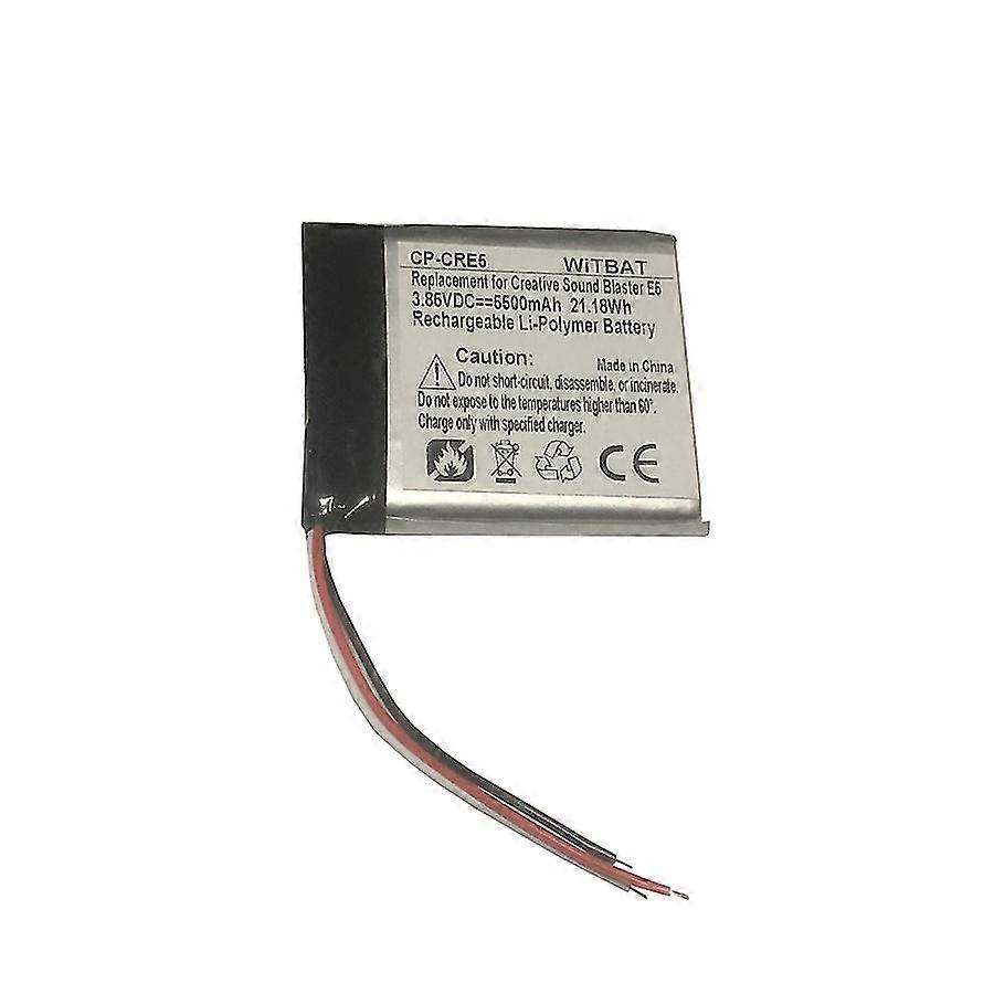 Fantastic Suitable For Innovative Creative Sound Blaster E5 Headphone Amplifier Dac Decoder Battery