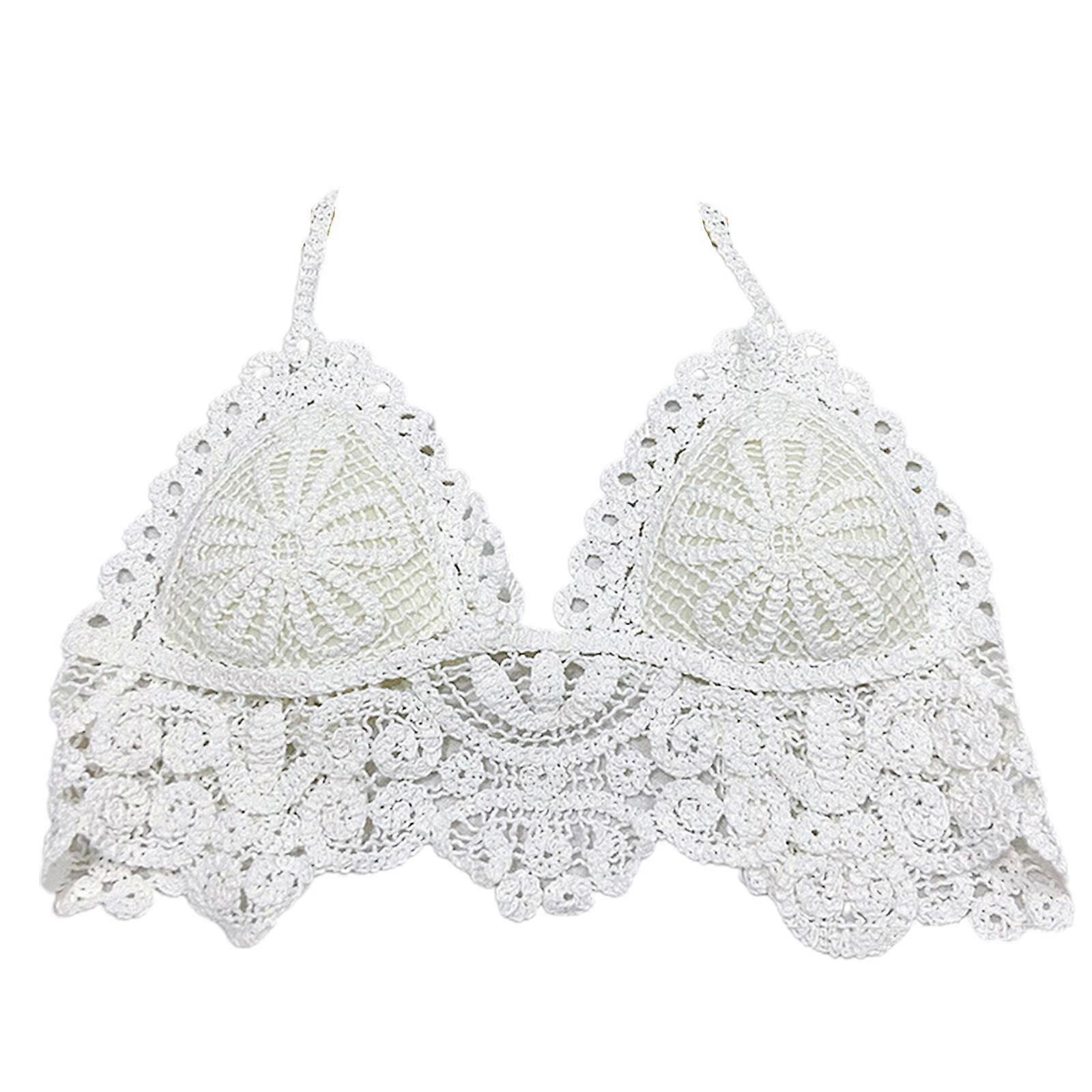 Women's Sleeveless Knit Camisole Halter Lace Up Backless Crop Tops Sexy Vest