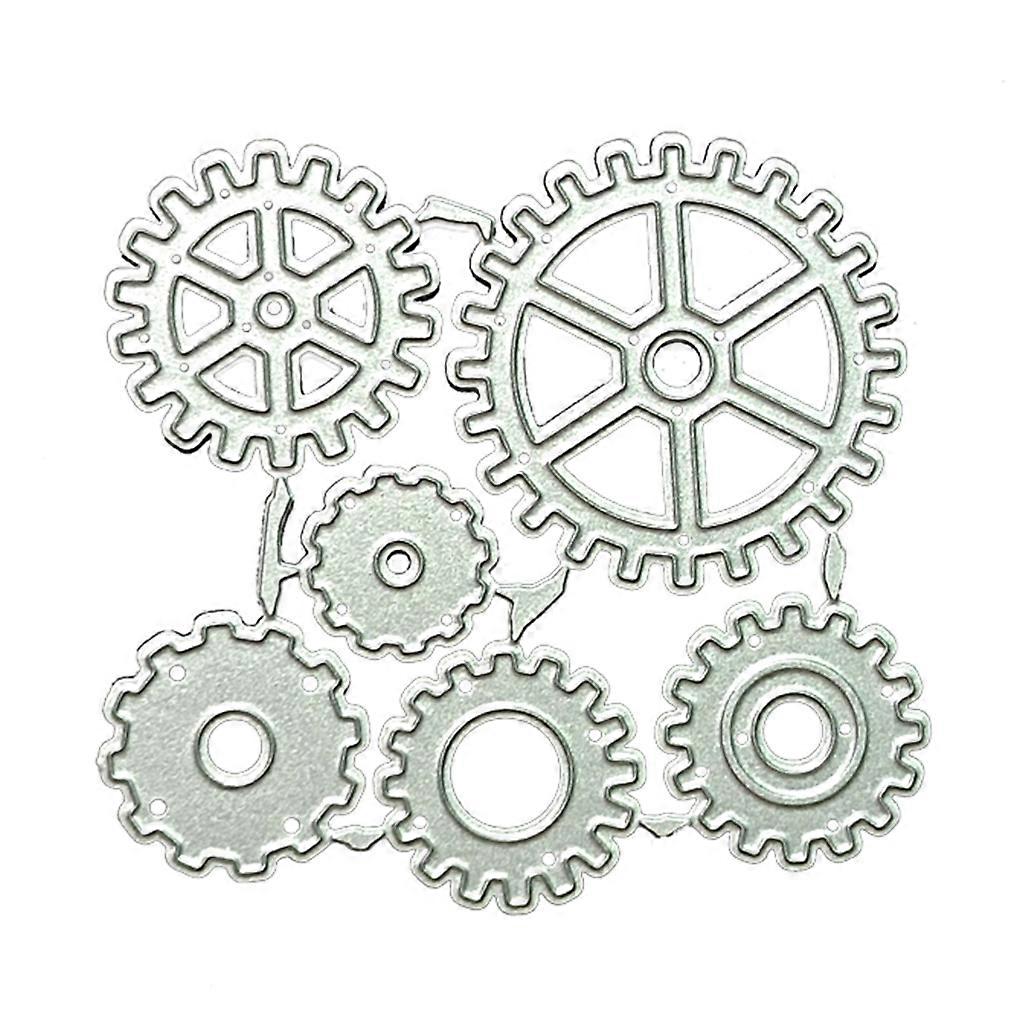 Gearwheel Cutting Dies DIY Etched Craft Dies Handmade Ability Developing