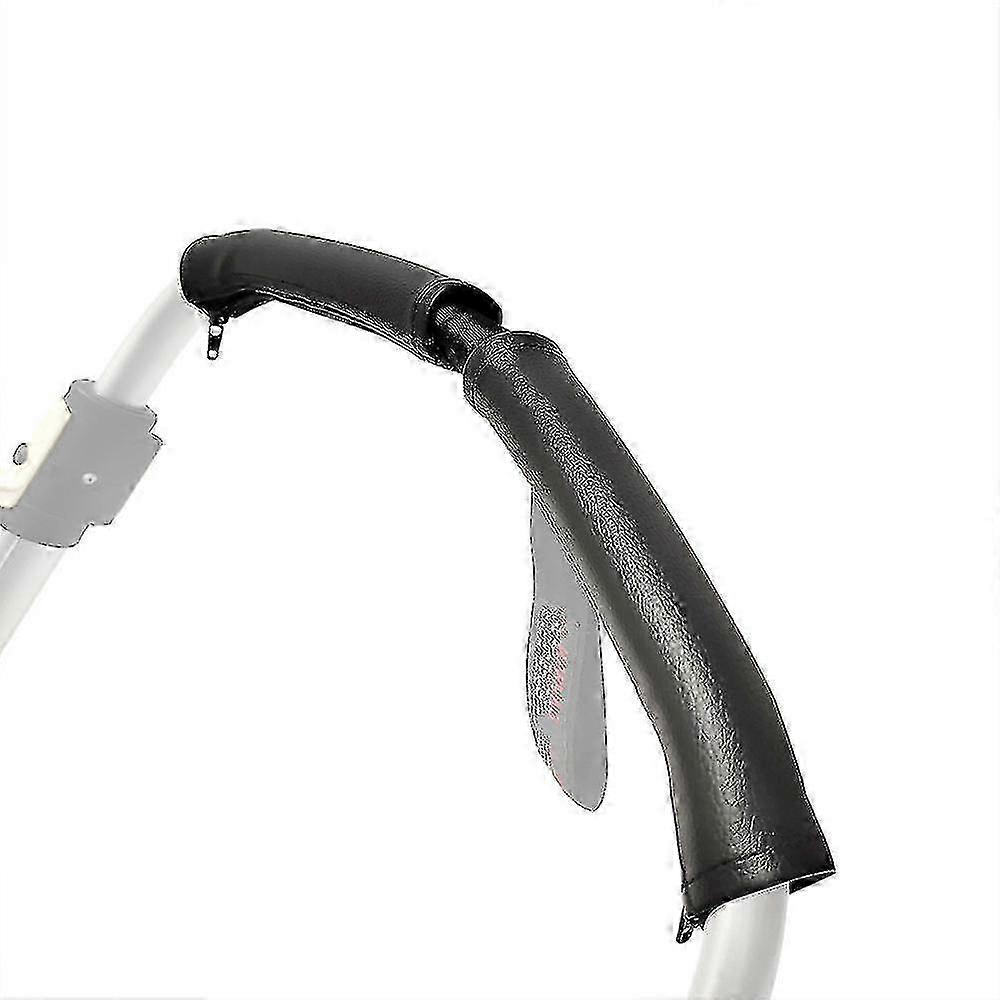 Stroller Handle Cover Fit For Bugaboo Bee3 Bee5 Bee+ Stroller Accessories Pu Leather Armrest Protective Case Black