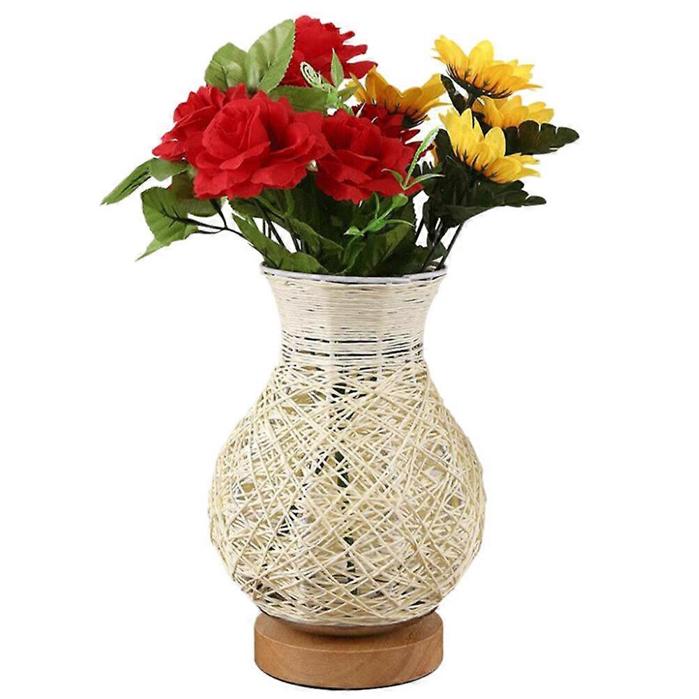 1 Set Desktop Light Artificial Flower LED Lamp Unique Table Lamp Bedside Lamp