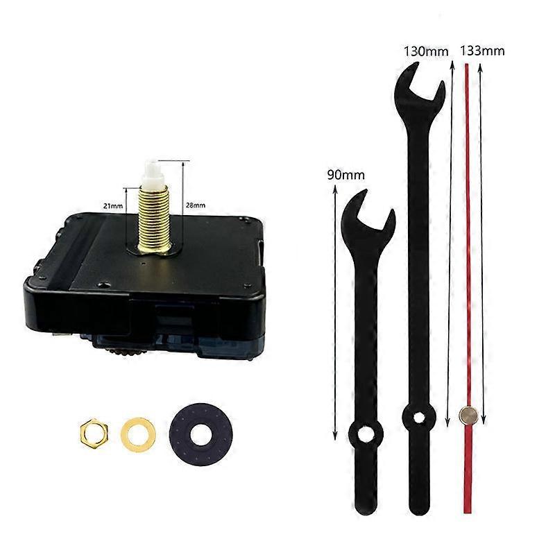 1 Set of Wall Clock Movement Kit Replacement Clock Movement Set Replaceable Clock Mechanism Kit