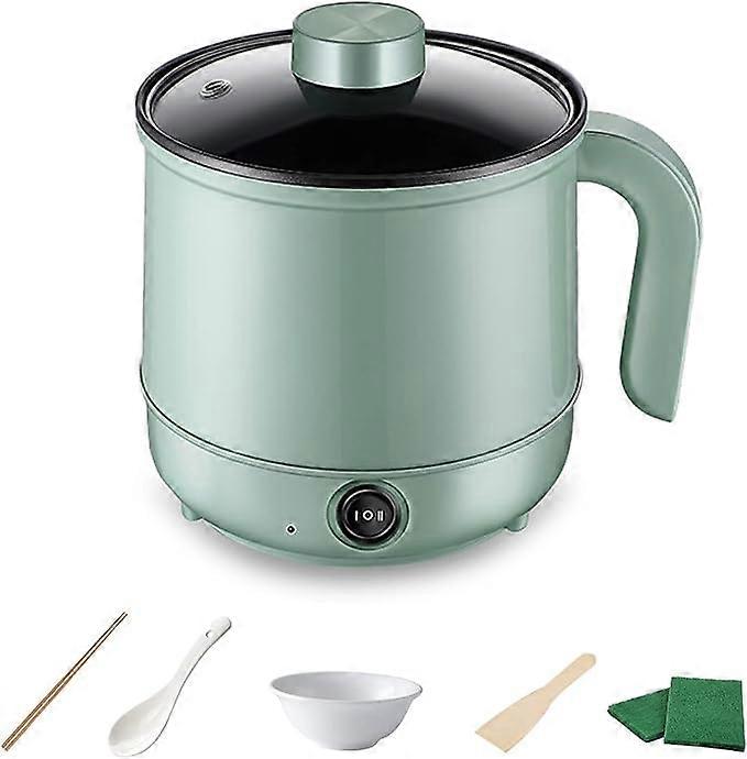 1.7L Electric Hot Pot, Portable Non-Stick Cooking Pot, Multi-function Pot with Dual Power Control for Stir Fry, Steak, Pasta, Ramen, Dormitory and Apa