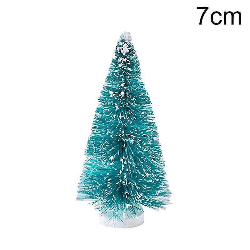 Mini Artificial Snowy Xmas Tree Pine Model Terrariums Micro Landscape Decoration