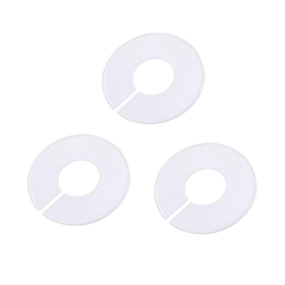 3 Pcs Clothing Size Dividers Round Closet Dividing Rings Convenient Clothes Sorting Ring (White)