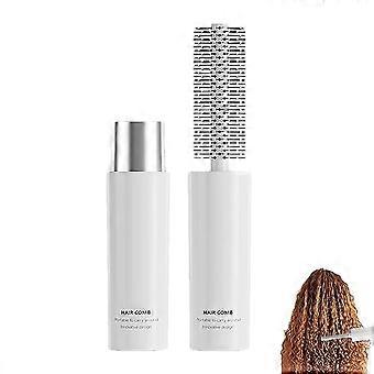 Curling Brush - Retractable Hair Brush, Travel Portable Comb High-Look Curling Brush for Blow Drying, Styling, Curling, Combing and Straightening
