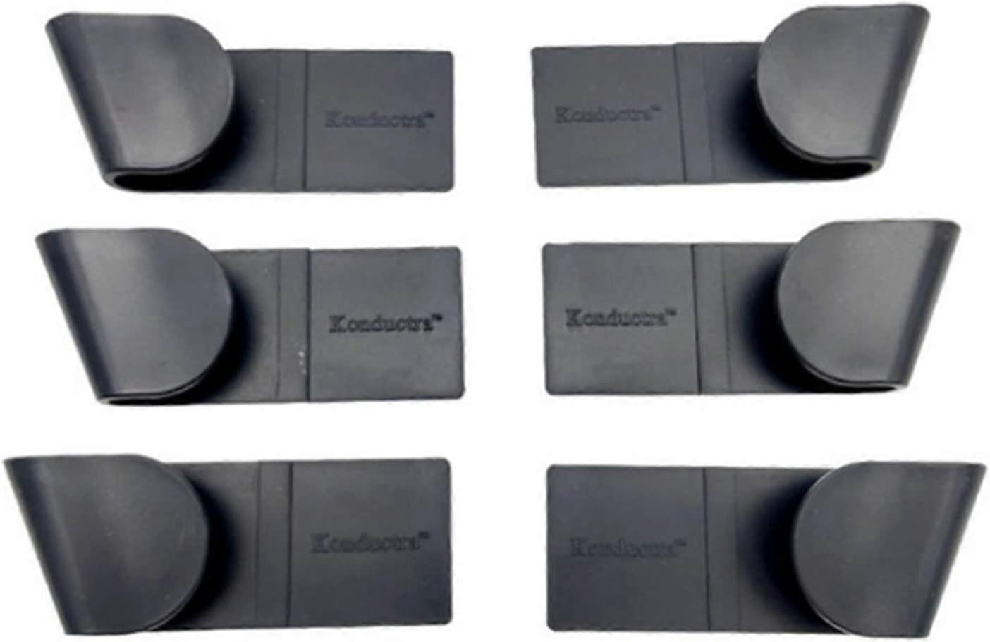 3 par grytelokkholder, ABS veggmontert grytelokkholder, arrangørholder for grytelokk