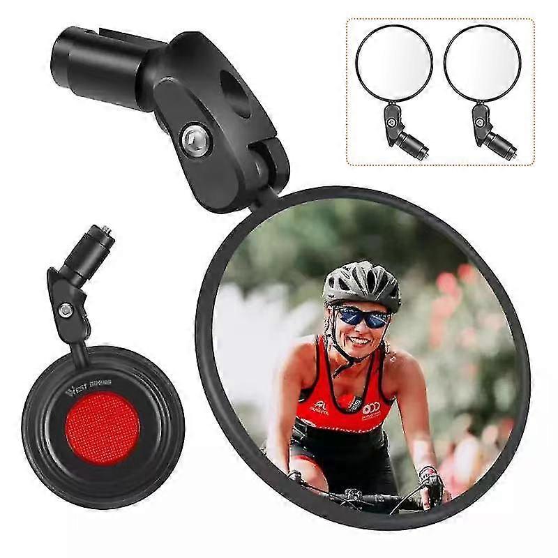 Bicycle Mirror On Handlebar End, 1 Packs