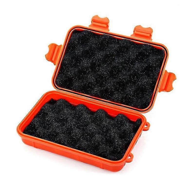 1pc orange Plastic Shockproof Waterproof Case