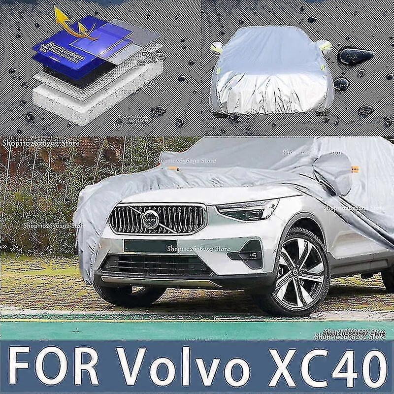 ボルボ Xc40 屋外保護用フルカーカバースノーカバーサンシェード防水防塵エクステリアカーアクセサリー