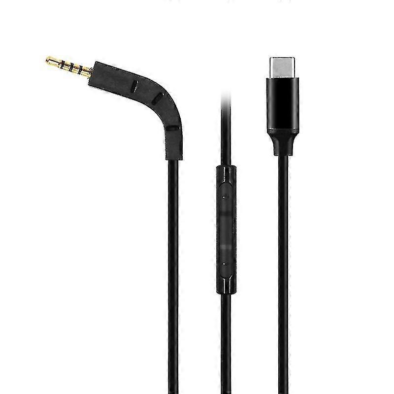 TYPE C to 2.5mm Headphones Cable for B&W P7 Headset Cord Nylon/TPE Material