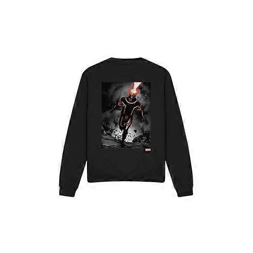 Marvel Unisex Adult X-Men Cyclops Blast Sweatshirt
