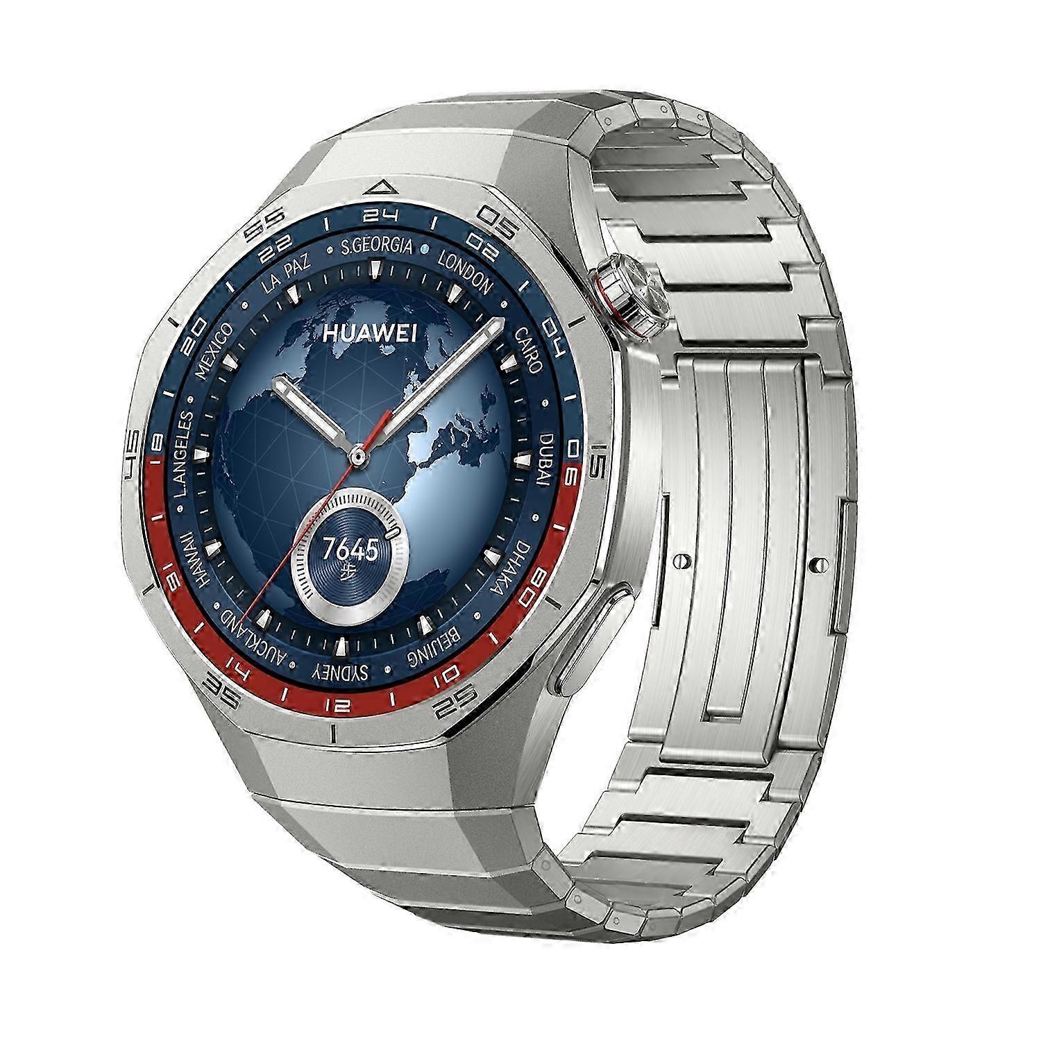 Folding Clasp Titanium Strap For Huawei Watch GT 5 Pro 46mm