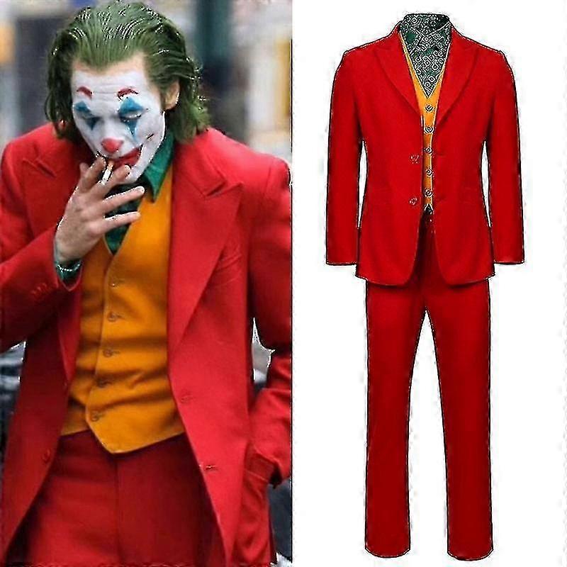 Joker Costume For Men And Kids Arthur Fleck Set Fancy Costume