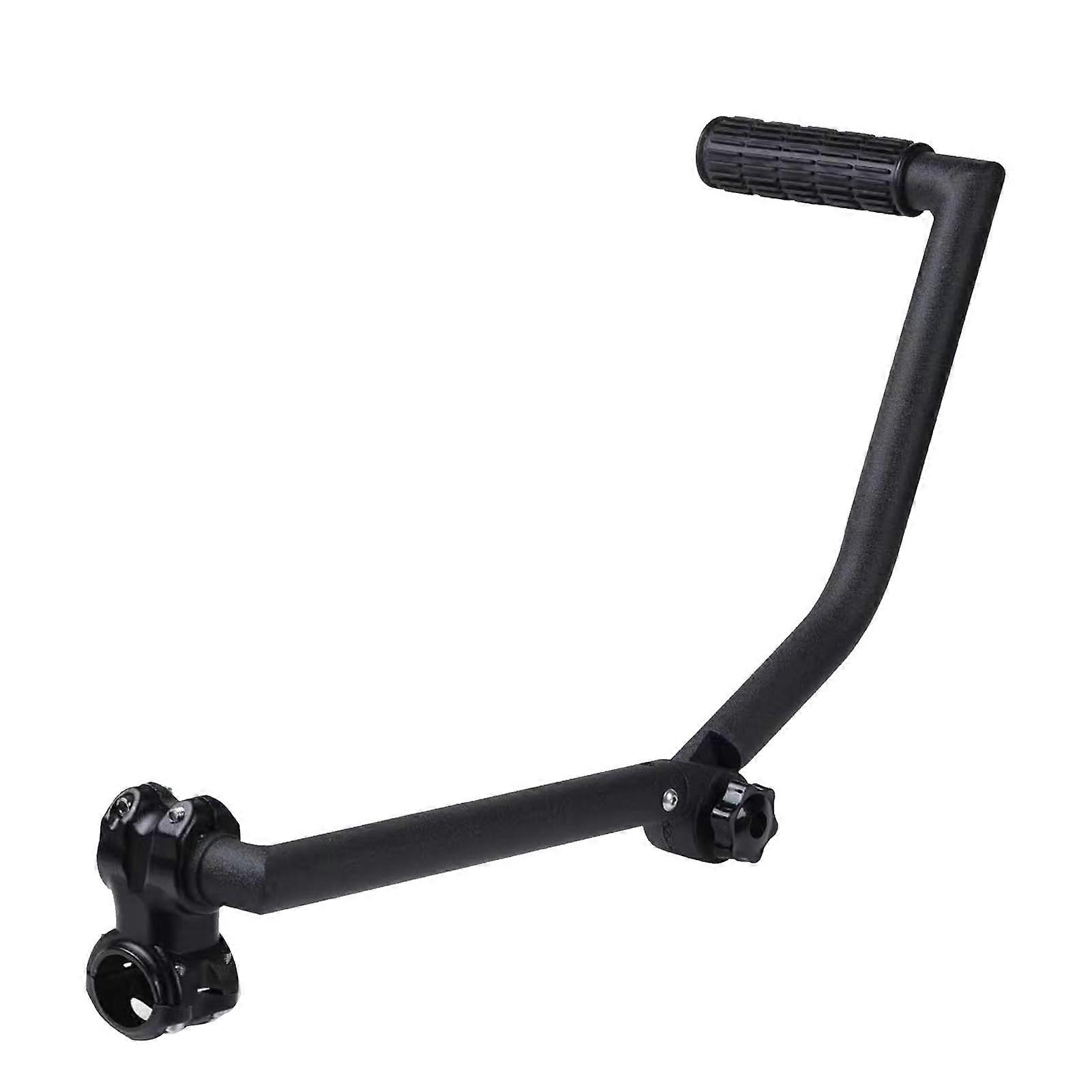 Lawn Mower Handle Extension Black Adjustable Swivel Handle Grip with Angle Adjustment for Lawn Trimmer and Mower Replacement Parts