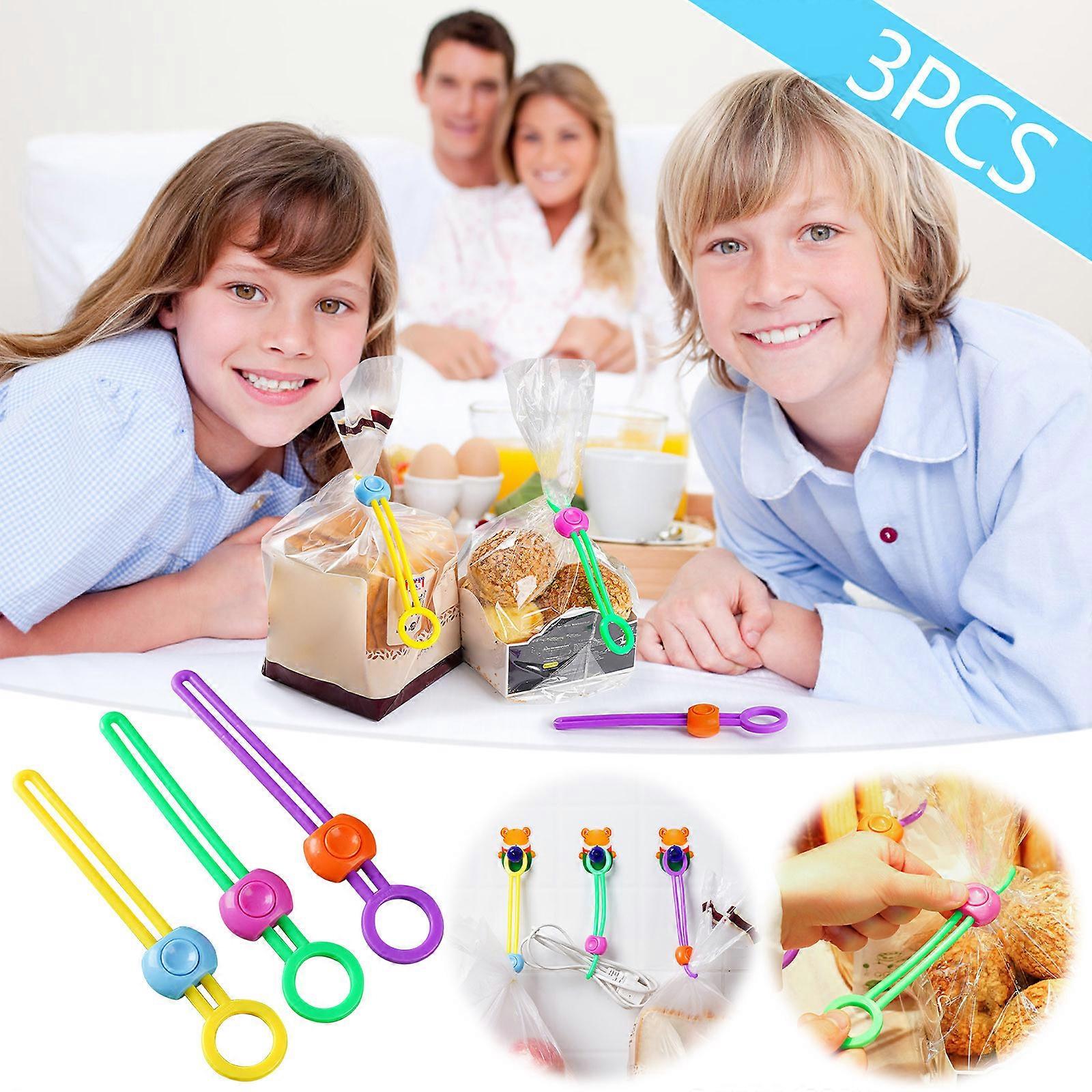 Colorful Sealing Bandage Sealing Clip And Practical Binding Rope Binding Multi-purpose Sealer For Kitchen Food Preservation