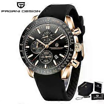 (Pagrne) Pagani Design Mænd Kvarts Ure 44Mm Top Vandtæt Luksus Business Safir Rustfrit Stål Relogio Masculino
