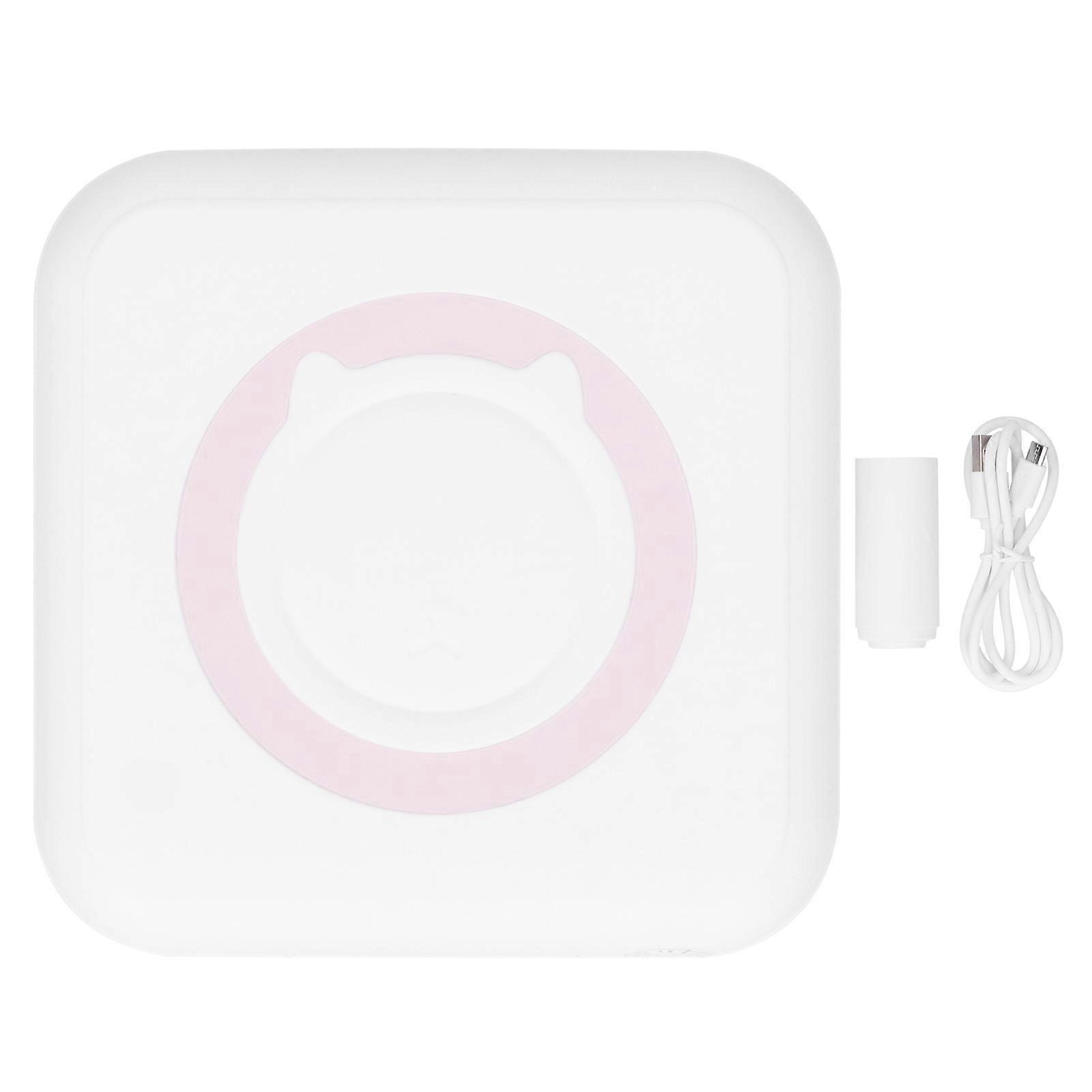 Mini Printer Thermal Portable Wireless Bluetooth Label Wrong Question Printing 200dpiPink