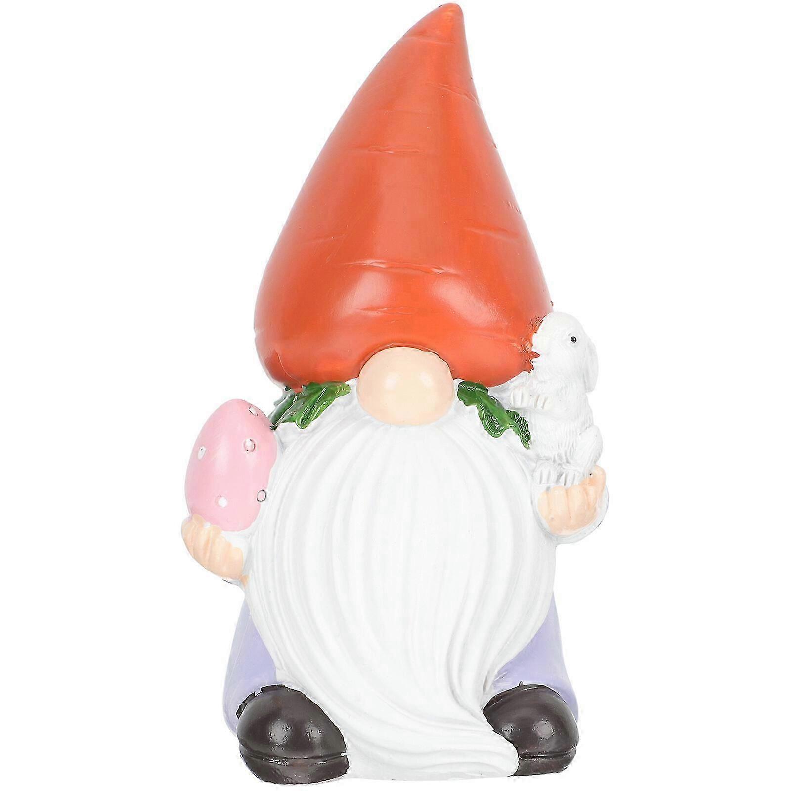 Easter Decoration Easter Gnome Decor with Light Resin Easter Gnome Doll Decoration Easter Gift
