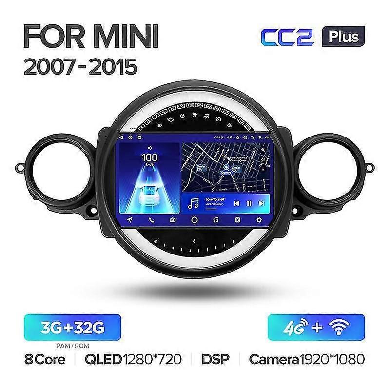 Cc2l Cc2 Plus für Mini 2007 - 2015 Autoradio Multimedia Video Player Navigation GPS Android No 2din 2 Din Dvd