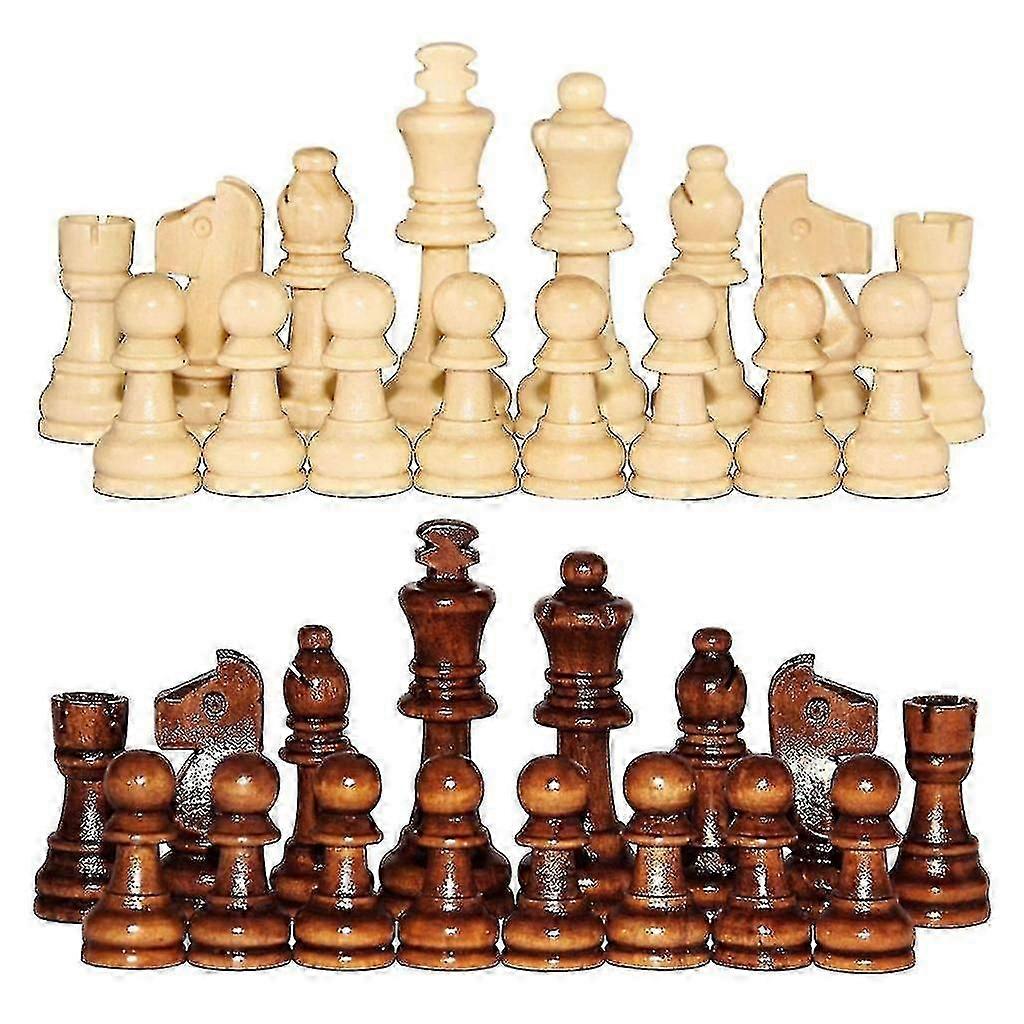 32pcs بطولة الشطرنج قطع لعبة مجموعة قطع الشطرنج الدولية مع عدم وجود لوحة