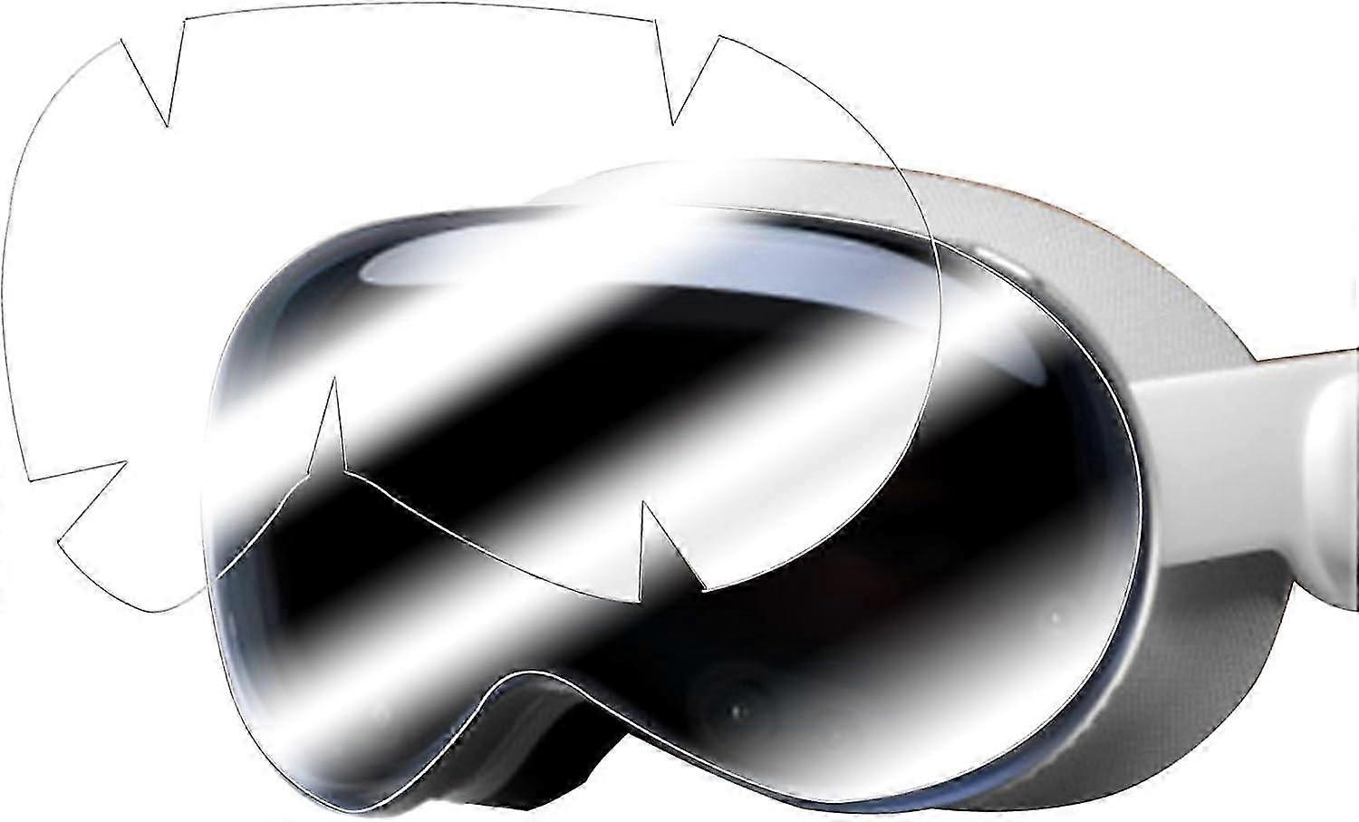 high qualityCompatible with Apple Vision Pro Screen Protector, Flexible TPU 3D Curved Full Coverage Edge Protection HD Clear Screen Protective Film