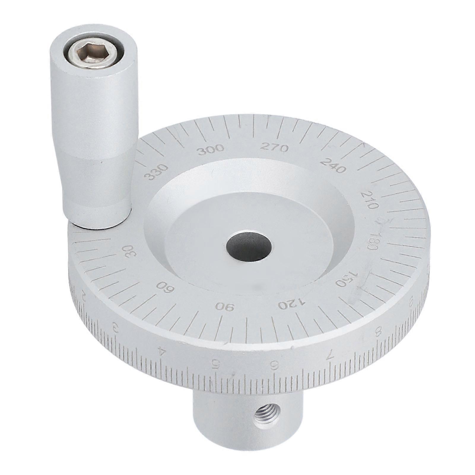 Lathe Handwheel 8mm Inner Diameter High Accuracy Aluminum Alloy Replacement Hand Wheel for Sliding Table Guide Rail 