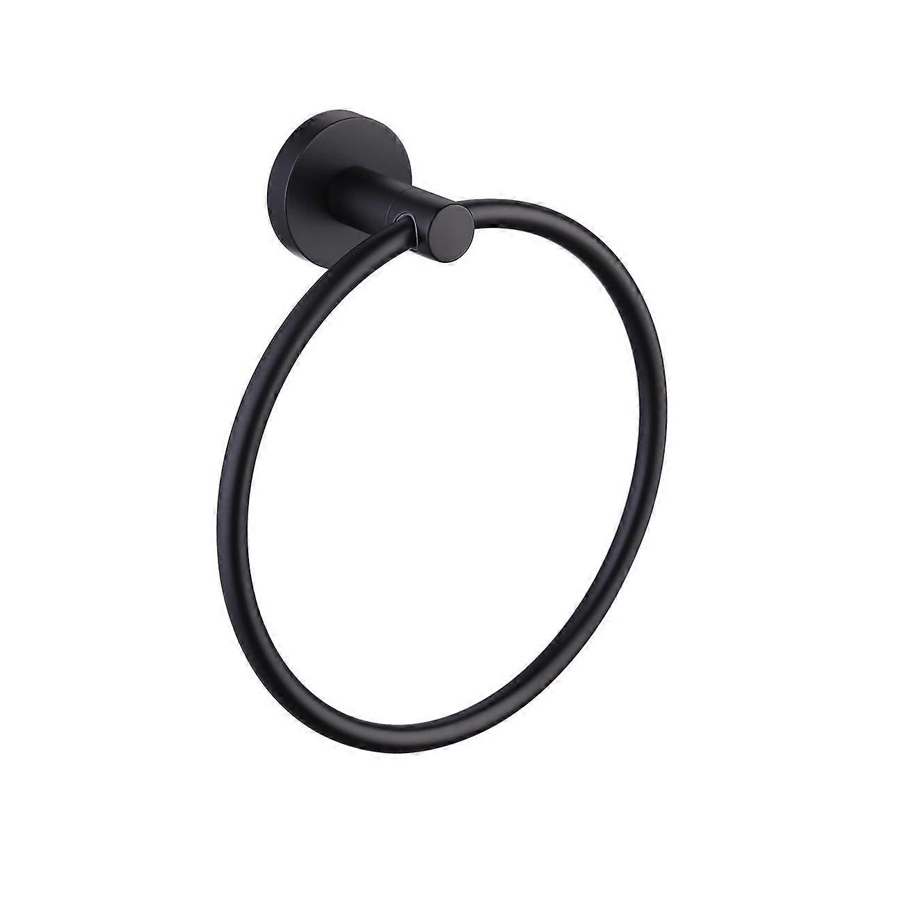 Matte Black Towel Ring for Bathroom Kitchen