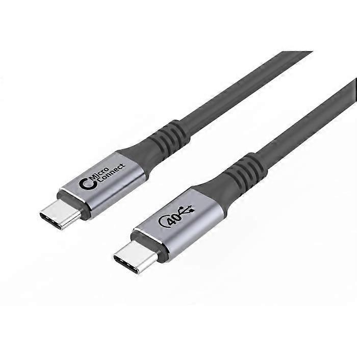 PREMIUM USB4 USB-C-KABEL 2 M 40 GBPS, 100 W MICROCONNECT-W127200510