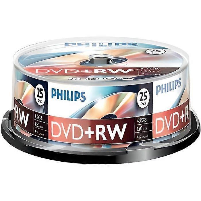 Philips - DVD+RW 4.7 GB - 120 min - 4x - Spindle