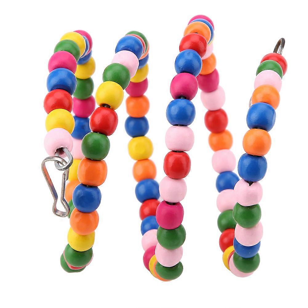 Bird Perch Spiral Bungee Chew Toy Parrot Climbing Ladder