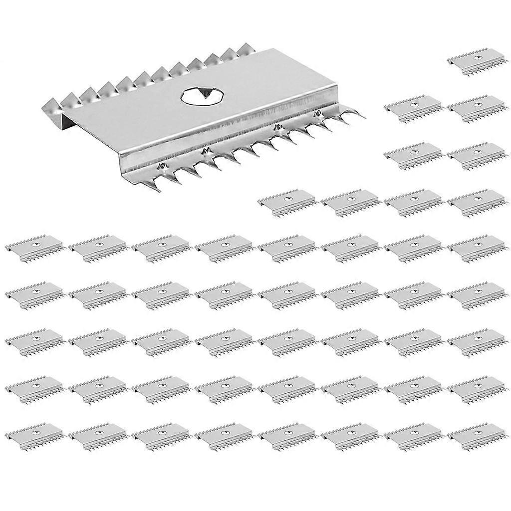 50 Pcs Solar Panel Grounding Conductive Sheet Plate PV Grounding Clip Washer