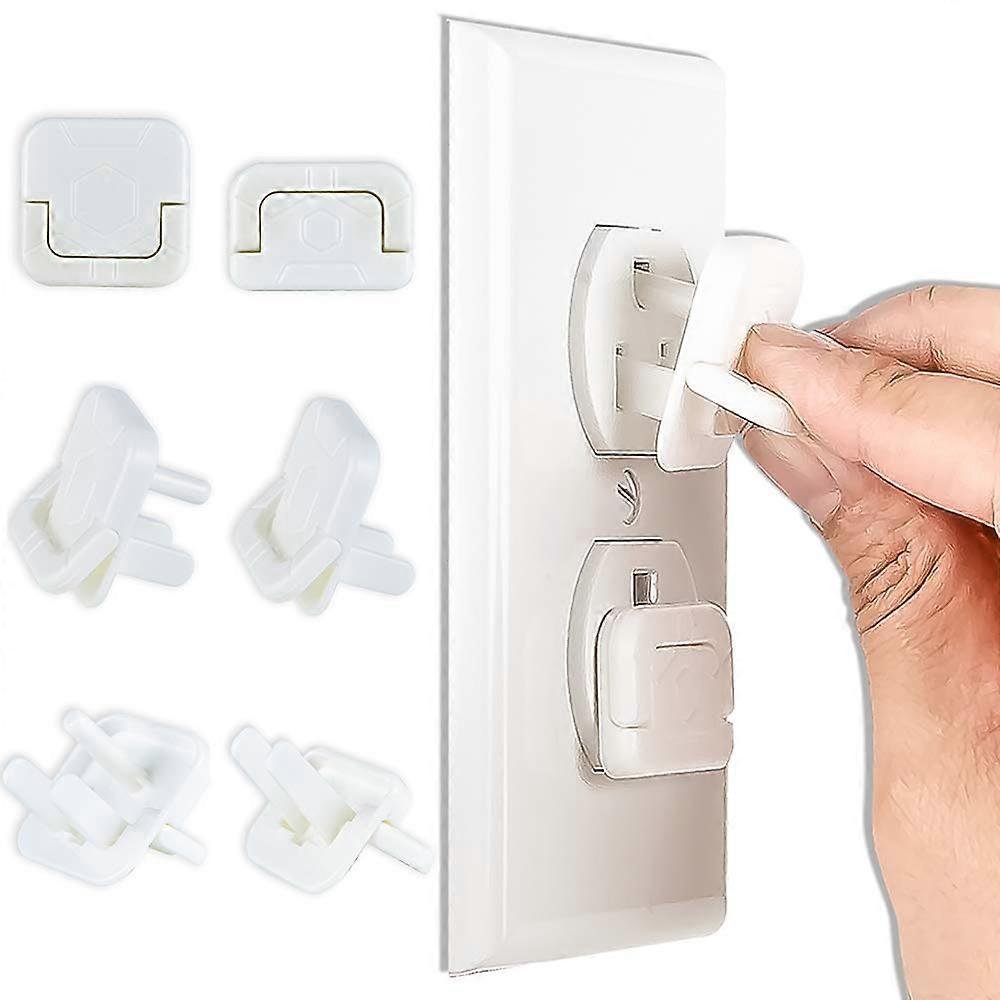 Durable ABS Childproof Power Socket Covers U-Shaped Buckle