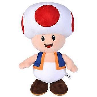 Peluche - Simba - Toad de Super Mario Bros - Blanc/Beige - Unisexe - À partir de 3 ans