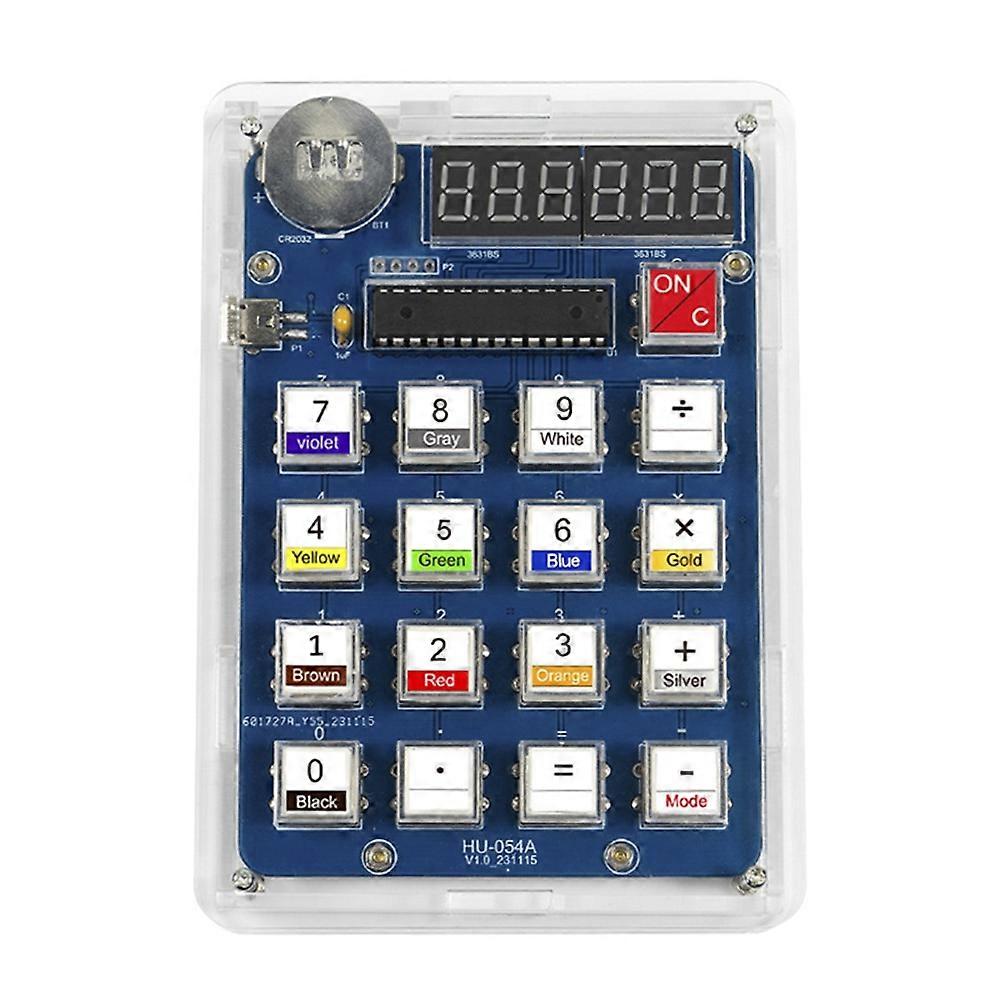 DIY Calculator Making Electronic Kit MCU Soldering Training