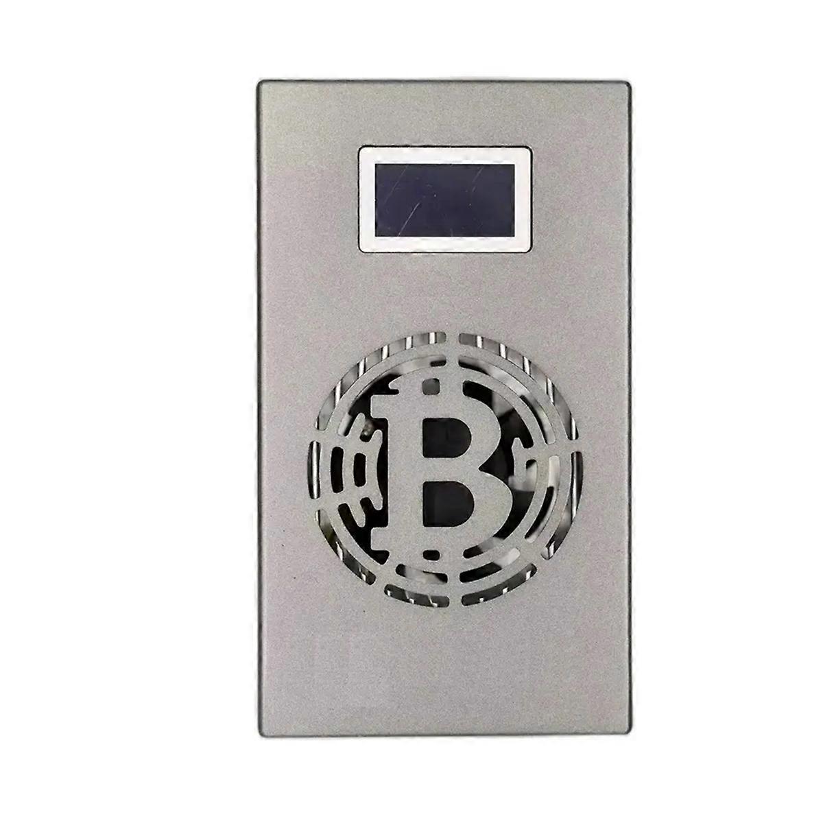 Bitcoin 500G/S BM1366 Asic Chip Mini Silent Cryptocurrency Mining Machine with Power Supply EU Plug