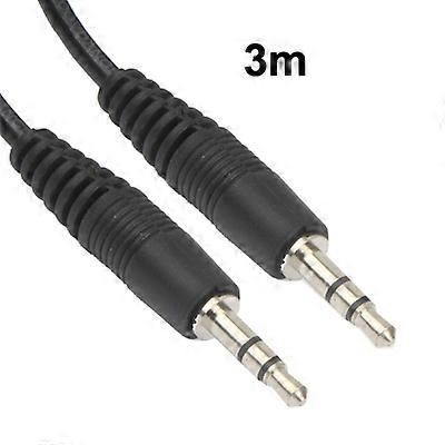 Aux cable, 3.5mm Male Mini Plug Stereo Audio Cable, Length: 3m