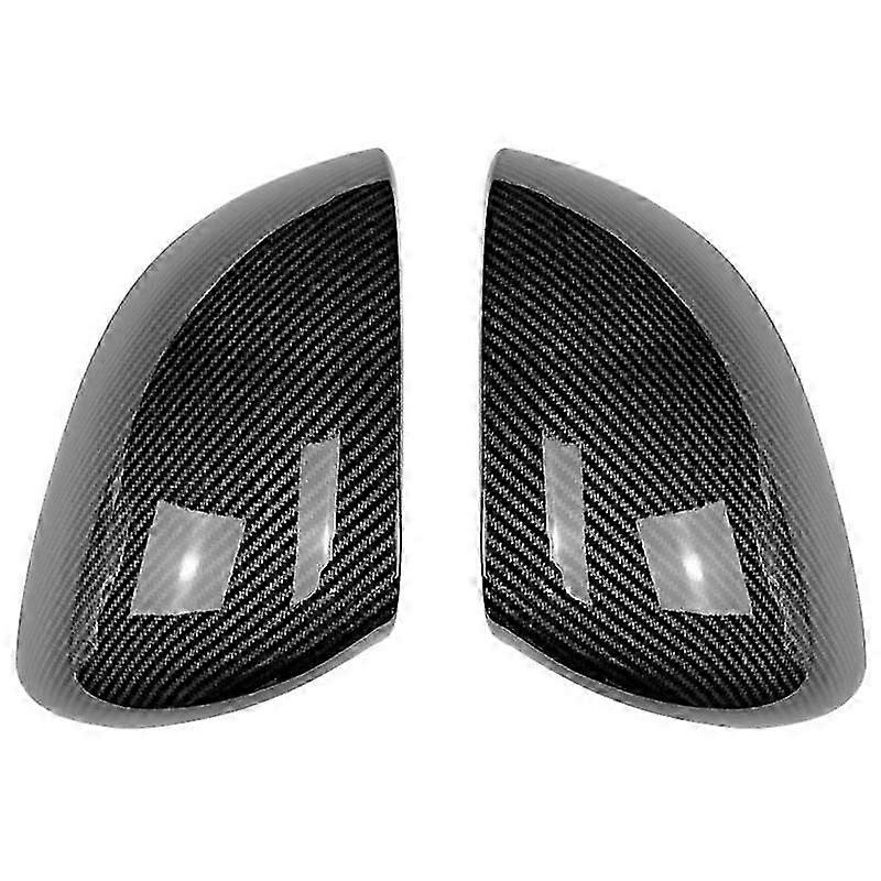 Car Carbon Fiber Side Door Rearview Mirror Cover Trim Cap for C Class W206 2021 2022