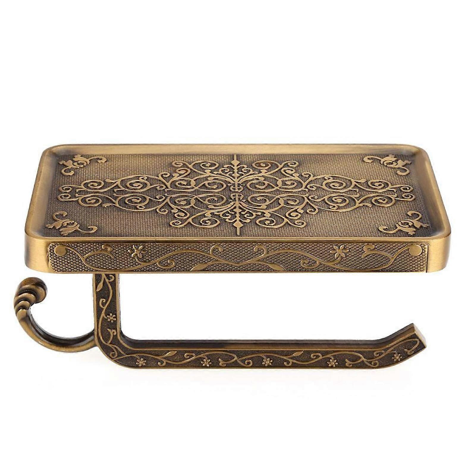 Antique Brass Bathroom Toilet Paper Holder