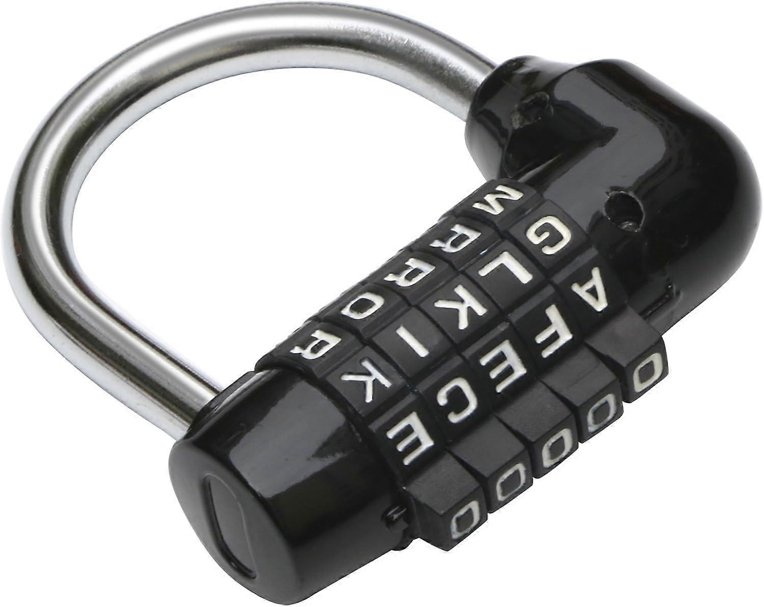 Customizable Word Lock, Resettable Gym Lock, Enhanced Security