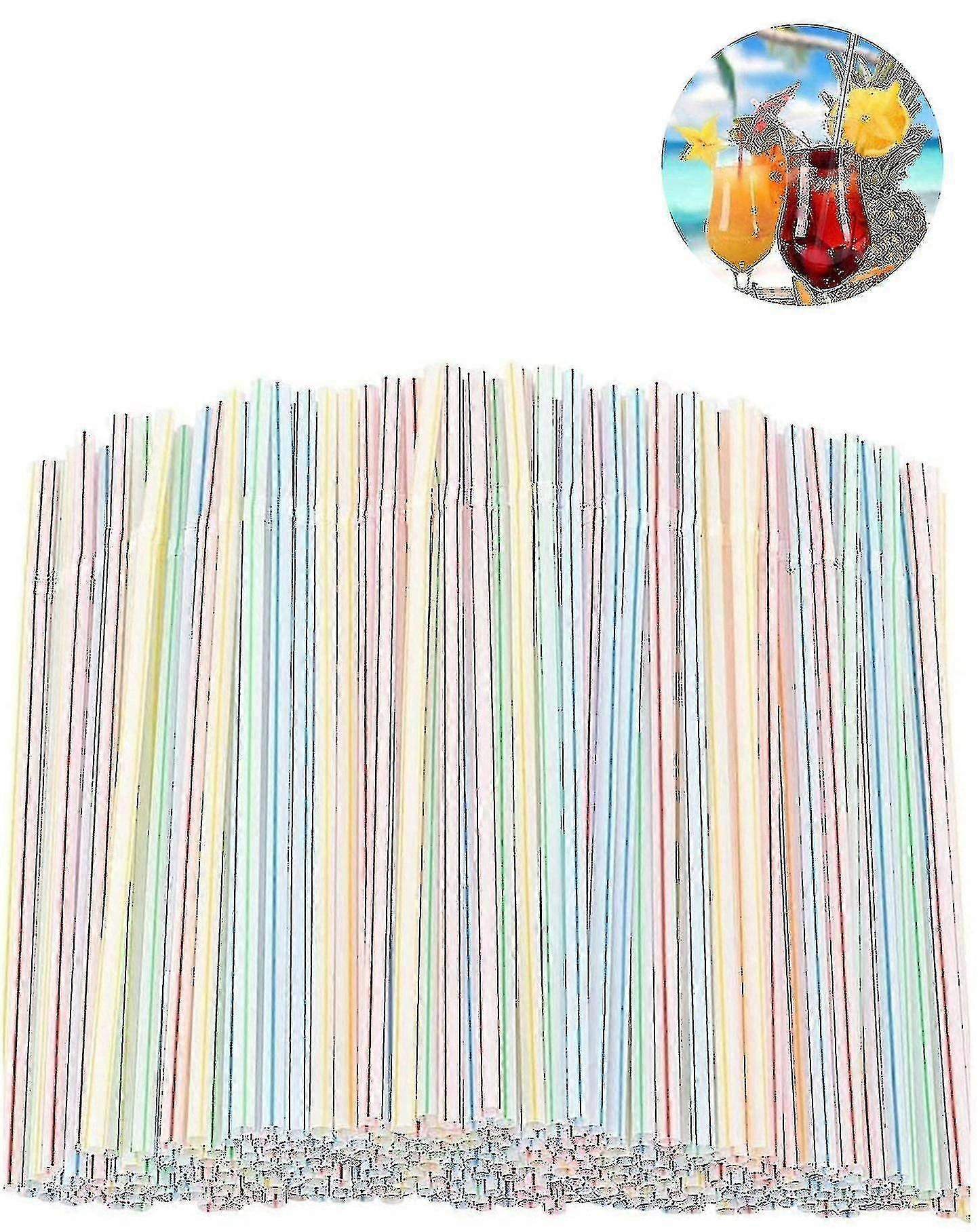 1200pcs (ruipei) Flexible Plastic Drinking Straws