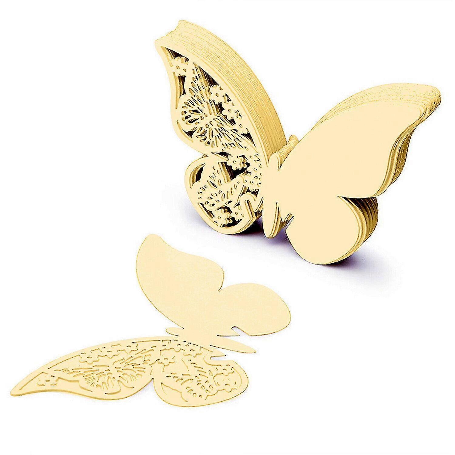 Cartes de place papillon pour les invités de mariage