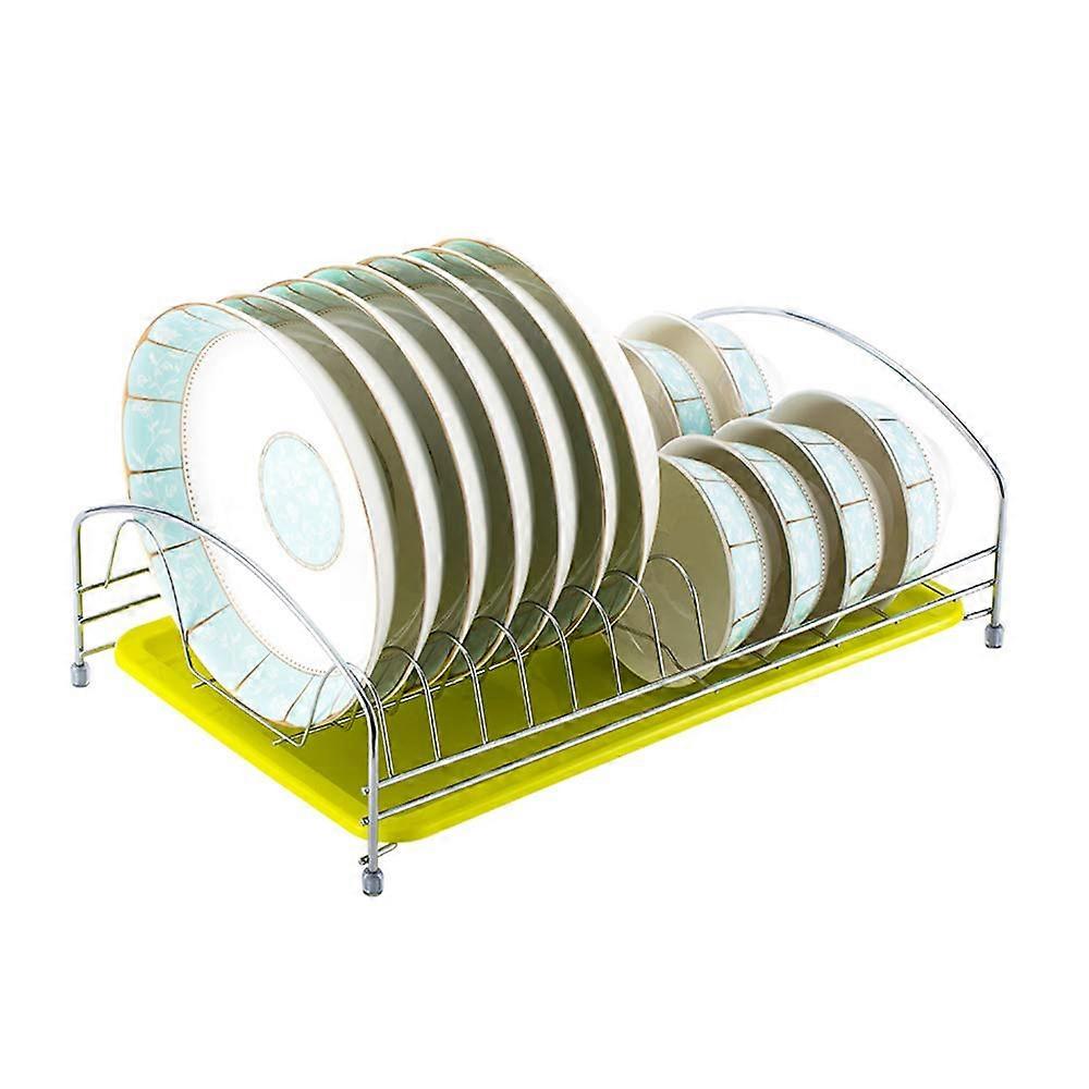 and drain rack Singlelayer tableware storage box Dish and plate kitchen rack Singlelayer singlefunction storage rack with removable drain tray