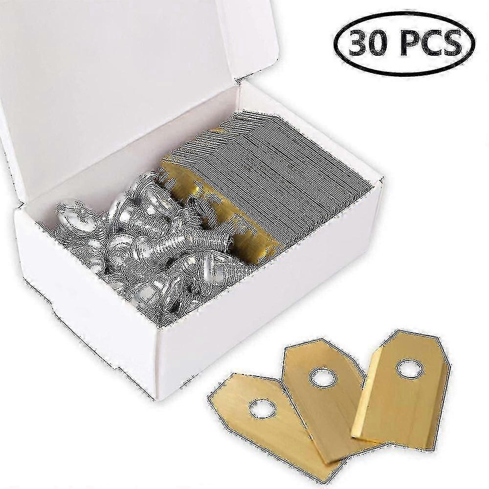 30pcsreplacement Robotic Mower Stainless Steel Blades