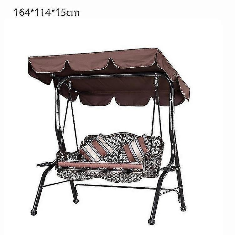 غطاء مقعد متأرجح لشرفة الحديقة مقاوم للماء متين 3 مقاعد