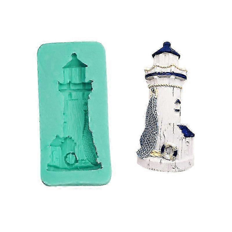 Lighthouse Silicone Molds for Chocolate and Sugar Cake Baking (3pcs)